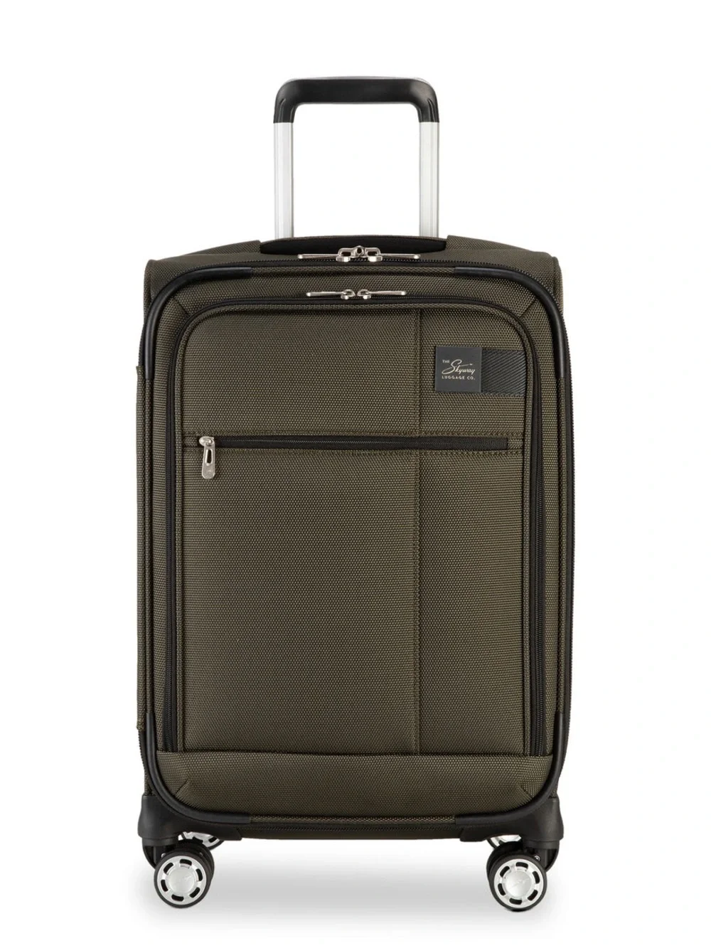 Skyway Sigma 7.0 Softside Carry-On Exp.Spinner Olive Luggage Classic Travel Bag